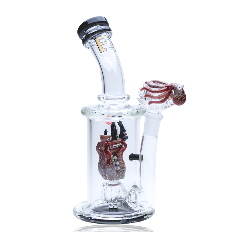 Empire Glassworks - Mini Rig - Kraken - PuffingBird CA