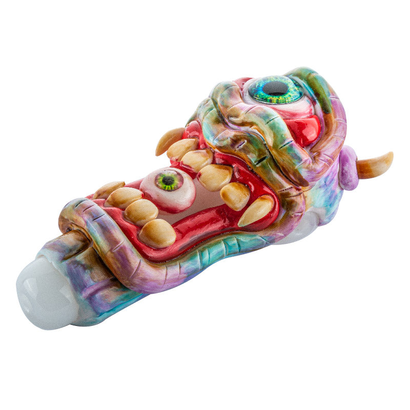 Colorful Cyclops Weed Pipe - PuffingBird CA