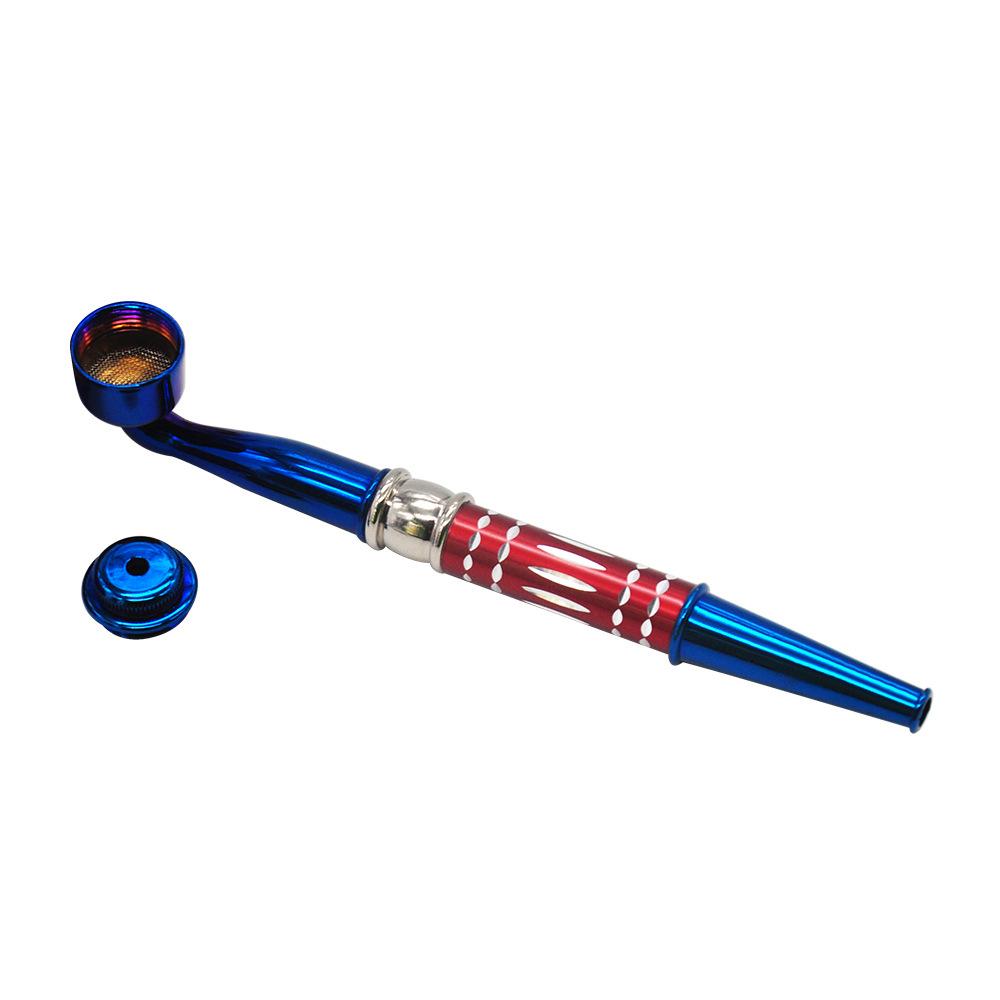 Dazzle Color Metal Pipe w/ Cap - PuffingBird CA