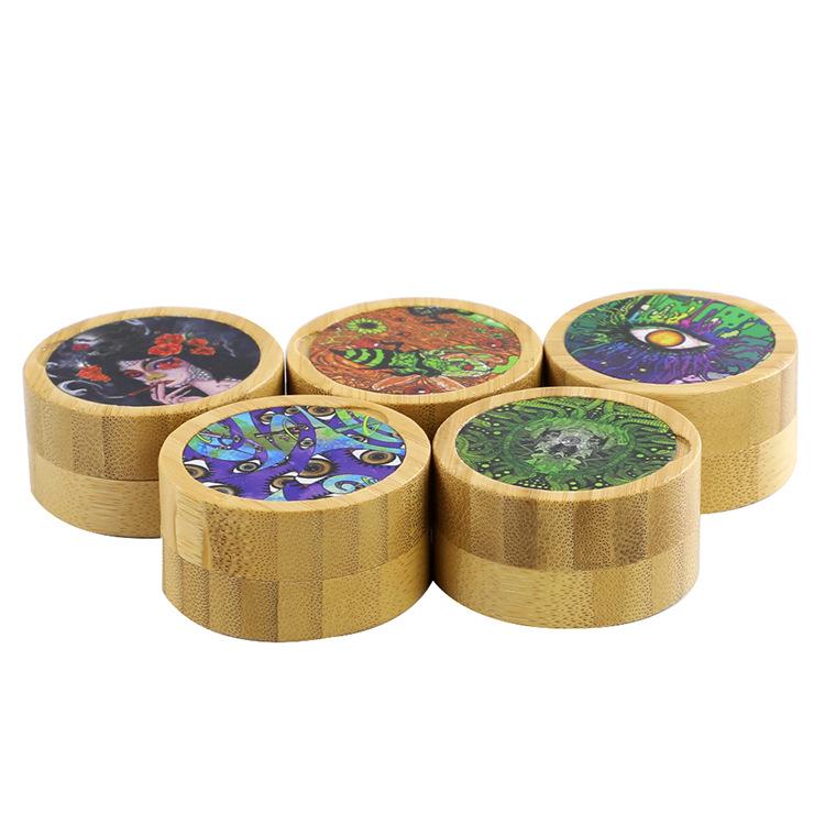 Wooden 2 Layer Weed Grinder - PuffingBird CA