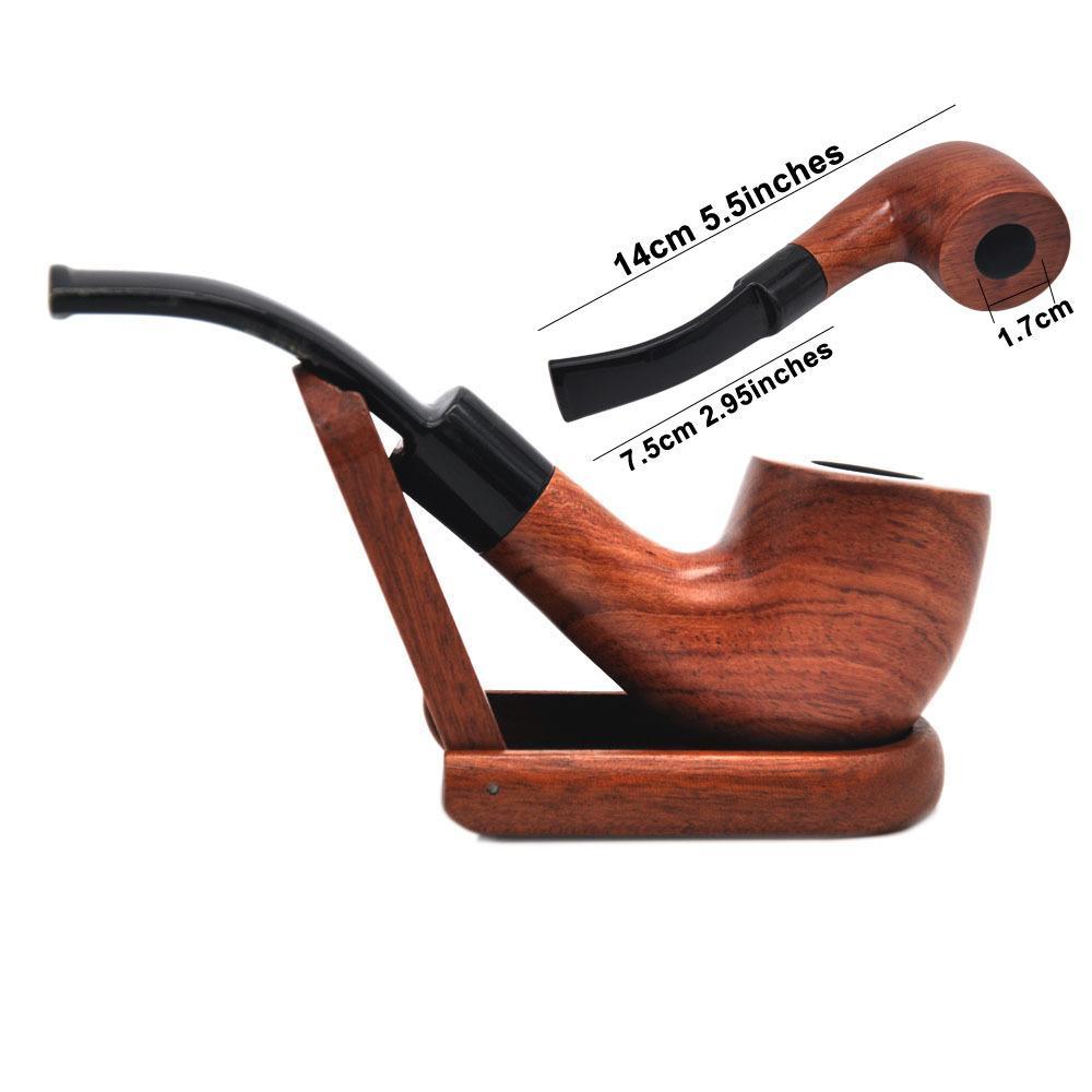 Ebony Wooden Pipe - PuffingBird CA