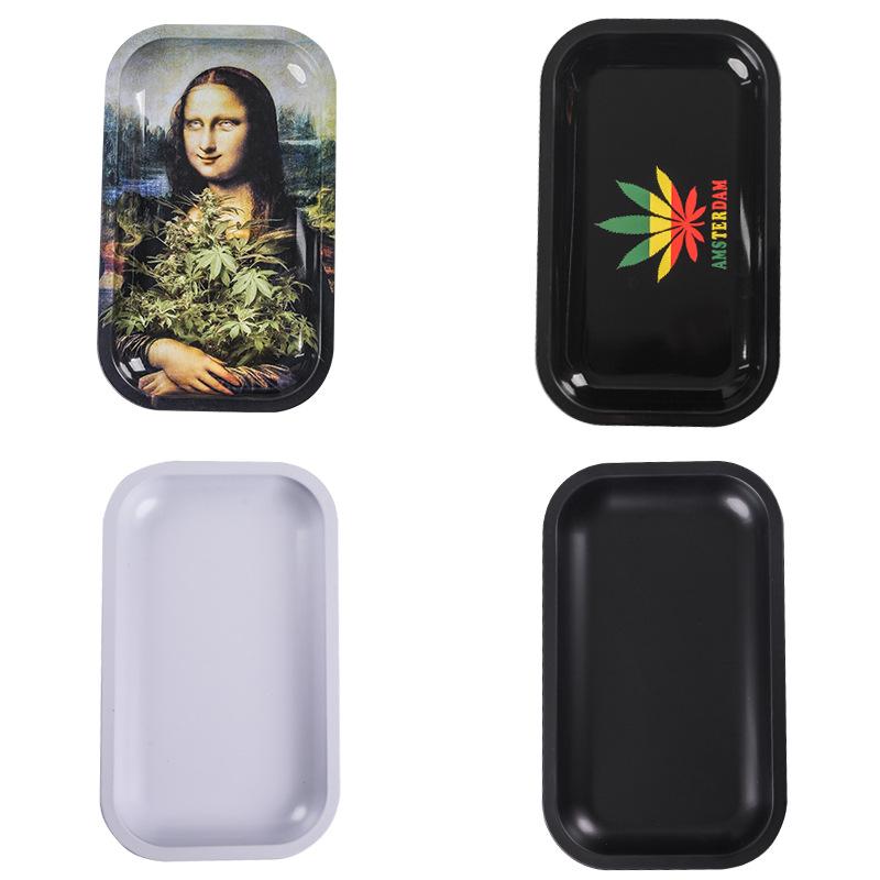 Mona Lisa Tobacco Hand Roll Ash Rolling Tray - PuffingBird CA