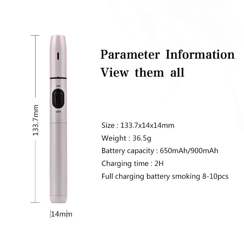 GXG Push Heat Not Burn Vape Pen Kit 650mAh - PuffingBird CA