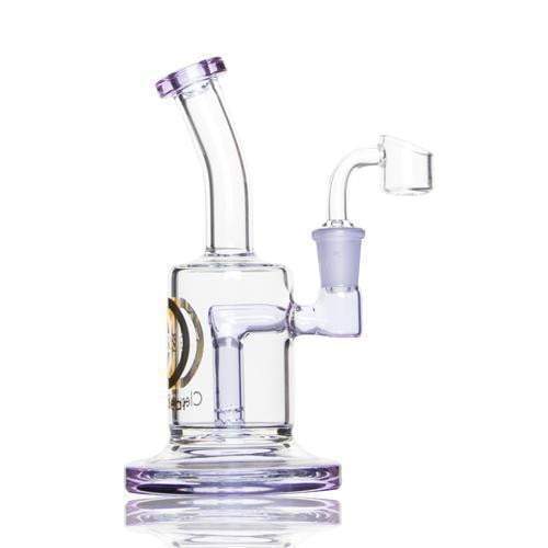 7 inch Dab Rig with grided Perc 14.5mm - PuffingBird CA