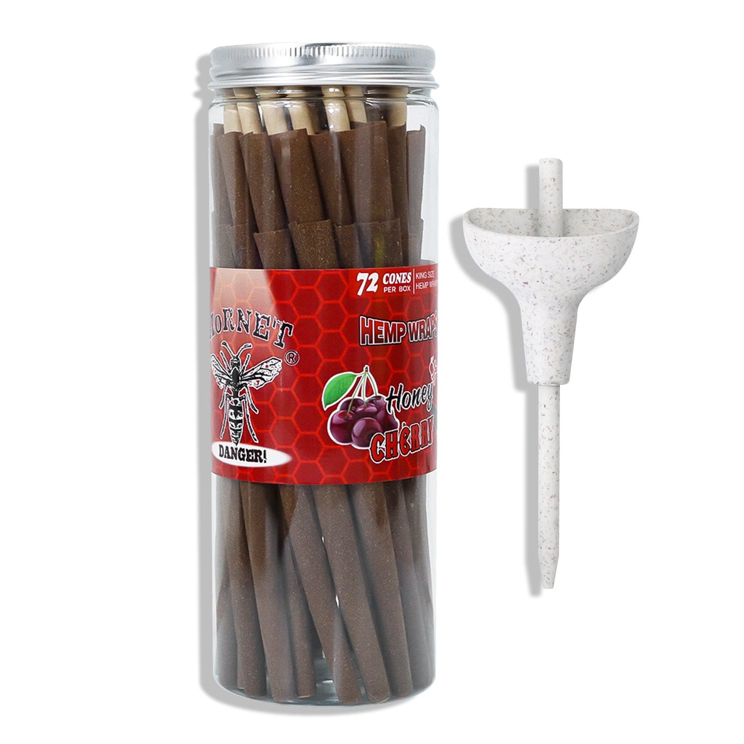Cherry Flavored Brown Cigar Skin Pre-Rolled Cones - Pack of 72 - PuffingBird CA