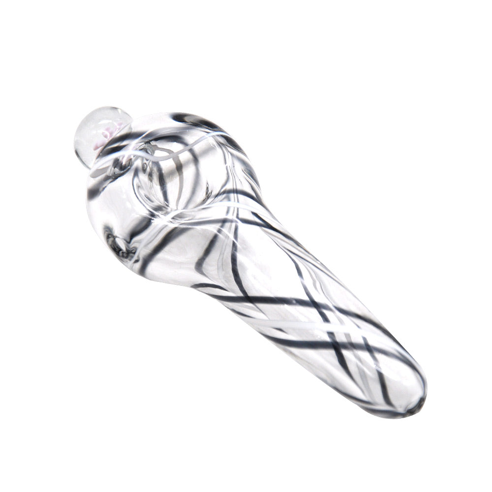 Spiral Heady Glass Spoon Pipe - PuffingBird CA