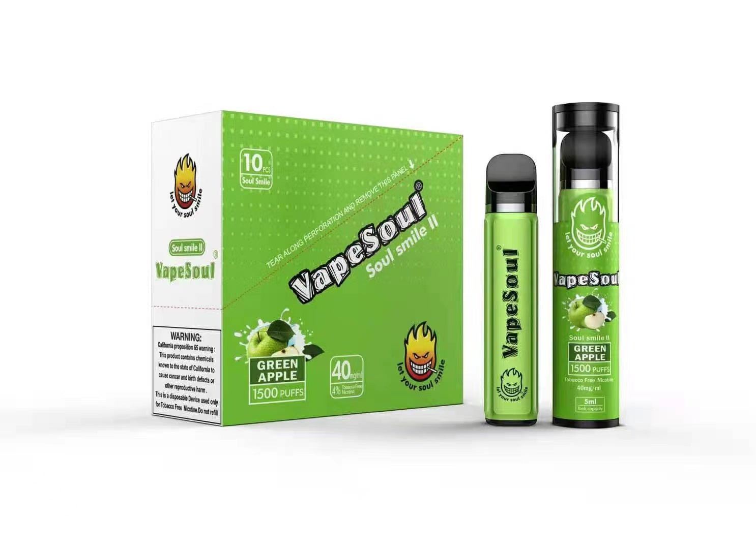 Vape Soul Smile II Vape Pen 1500 Puffs - PuffingBird CA