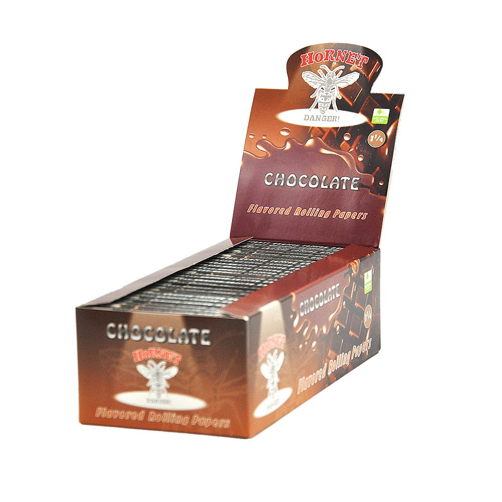 Hornet Chocolate Flavored Rolling Paper Box of 50 Booklets/2500 sheets - PuffingBird CA
