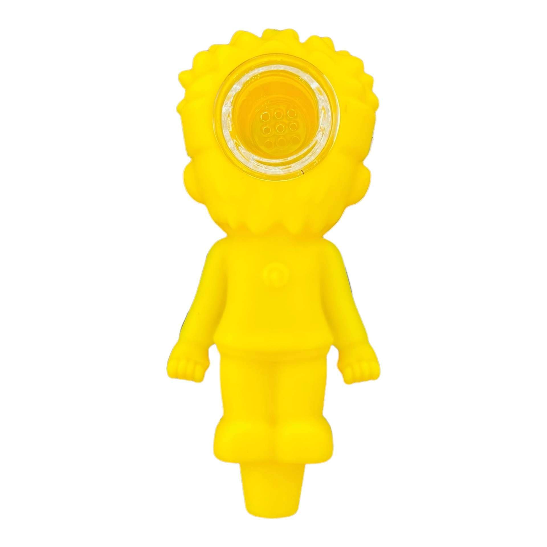 Naruto Uzumaki Silicone Pipe with Glass Bowl - PuffingBird CA