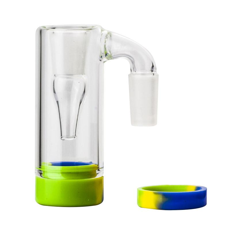 14mm Male to 14mm Female Silicone Base Reclaim Catcher - PuffingBird CA