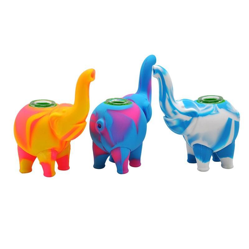 Elephant Silicone Weed Bowl / Dab Pipe - PuffingBird CA
