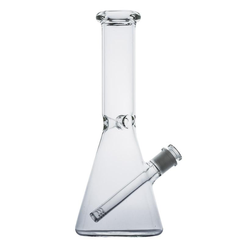 11.4â€?Clear Beaker Bong With Slitted Downstem - PuffingBird CA