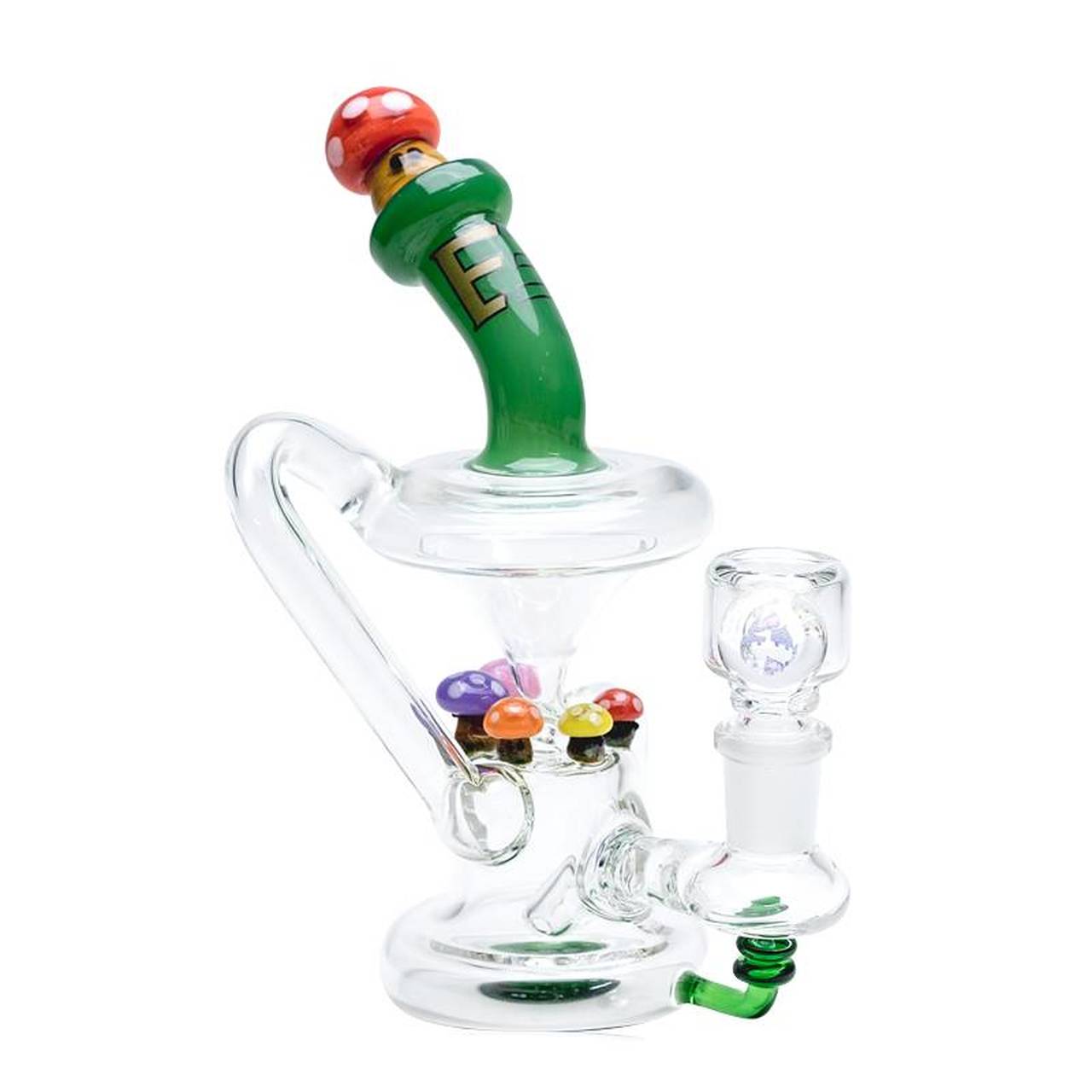 Empire Glassworks - Recycler Mini Rig - Mushroom - PuffingBird CA