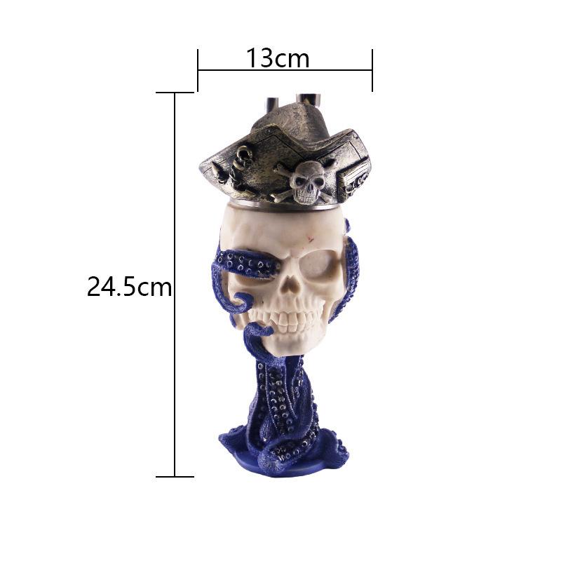 Skull Resin Bong Halloween Hookah - PuffingBird CA