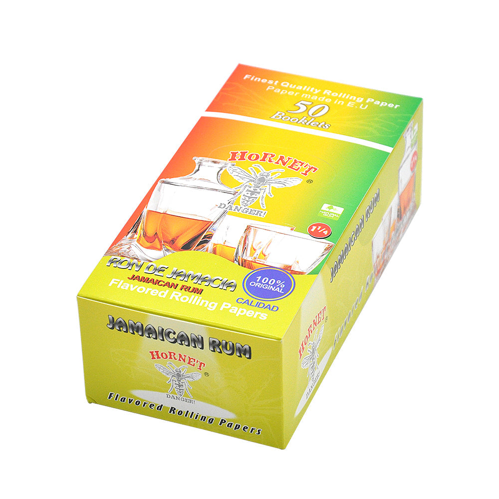 Hornet Jamaica Rum Flavor Rolling Paper 5 Booklets - PuffingBird CA