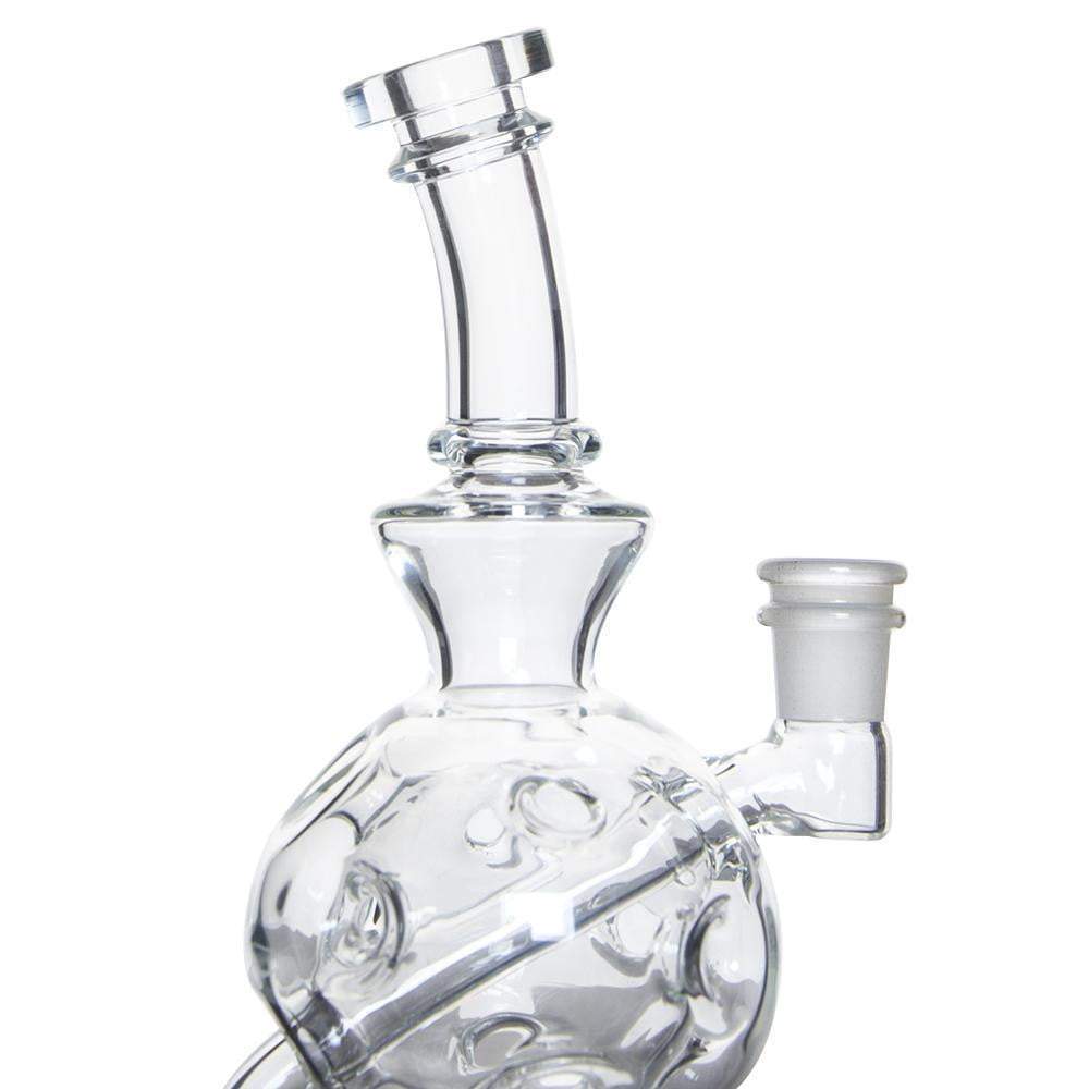8 inch Ballsphere glass bong with Flower of Life Perc 14.5mm Joint - PuffingBird CA