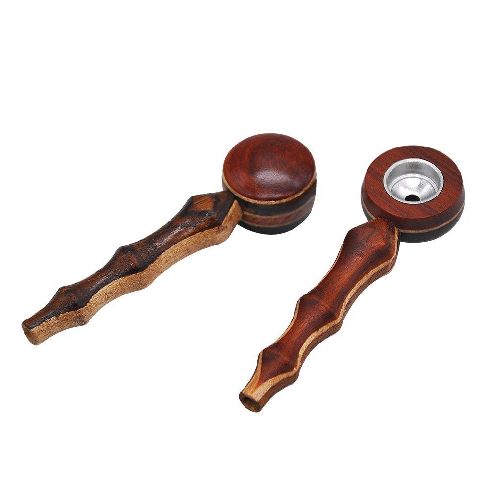 Portable Wooden Pipe (Random Color) - PuffingBird CA