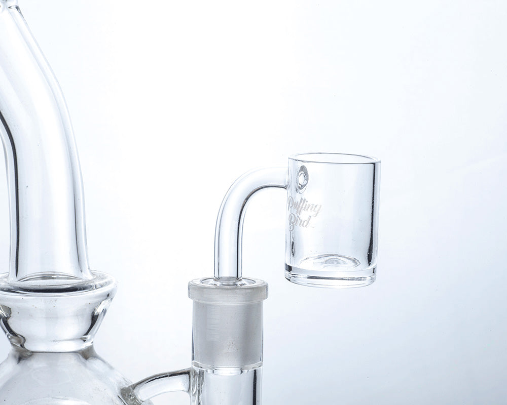 25mm Flat Top Quartz Banger With Thick 4mm Base - PuffingBird CA