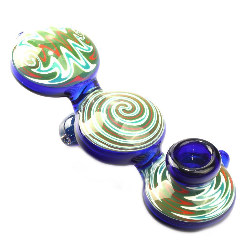 Wig Wag 3-Section Glass Pipe - PuffingBird CA