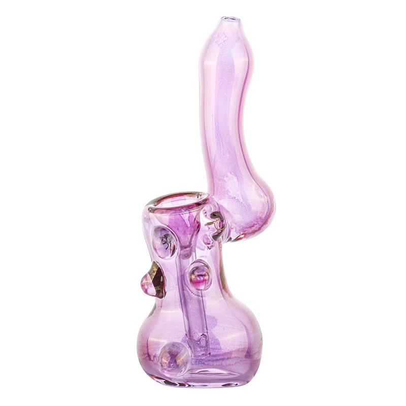 Violet Glass Sherlock Bubbler - PuffingBird CA