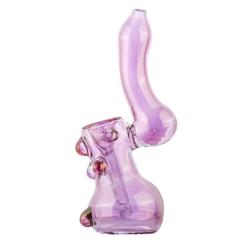 Violet Glass Sherlock Bubbler - PuffingBird CA