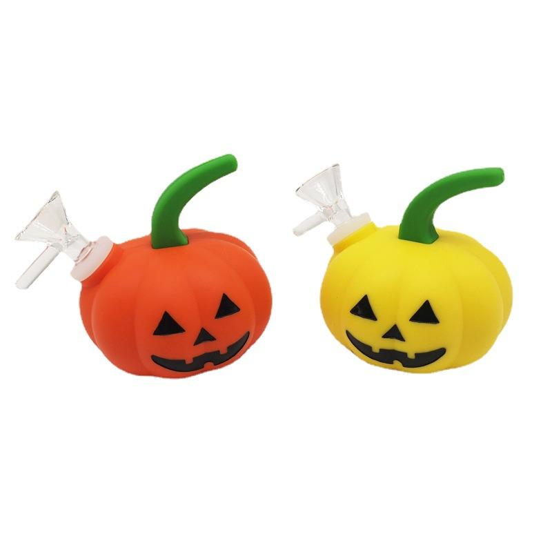 Pumpkin Silicone Novelty Dab Rig - PuffingBird CA