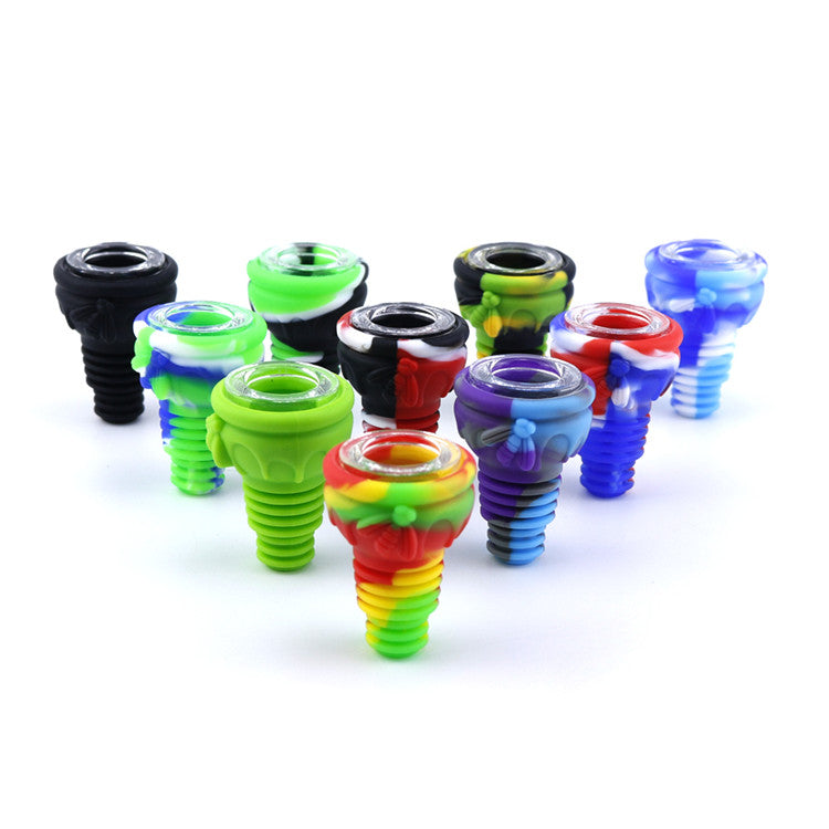 14mm/18mm Male Silicone Bong Bowl - PuffingBird CA