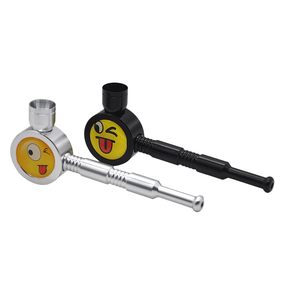 Emoji Theme Weed Pipe - PuffingBird CA