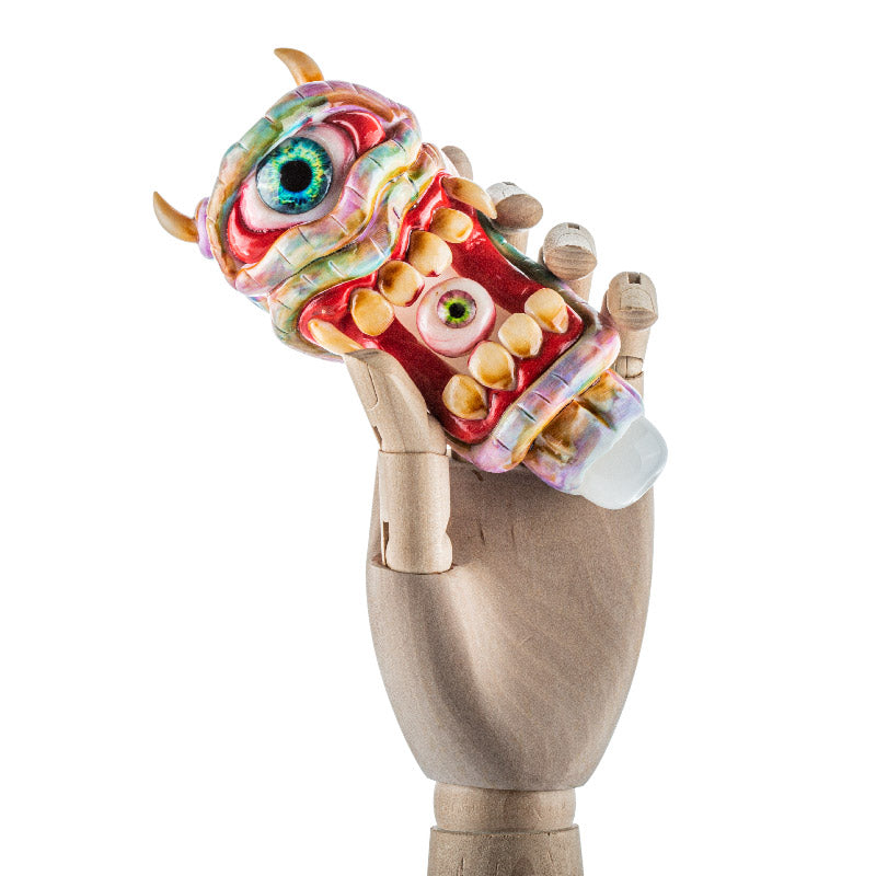 Colorful Cyclops Weed Pipe - PuffingBird CA