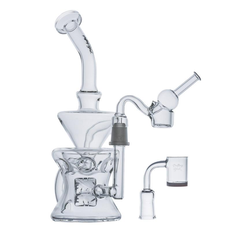 Swiss Perc Heady Dab Rig Set w/ Quartz Banger Carb Cap - PuffingBird CA