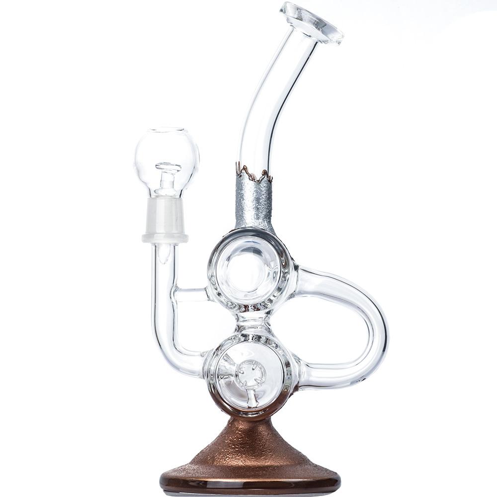 Enail Dab Kit W/ Double Chamber Recycler Dab Rig Bundle - PuffingBird CA