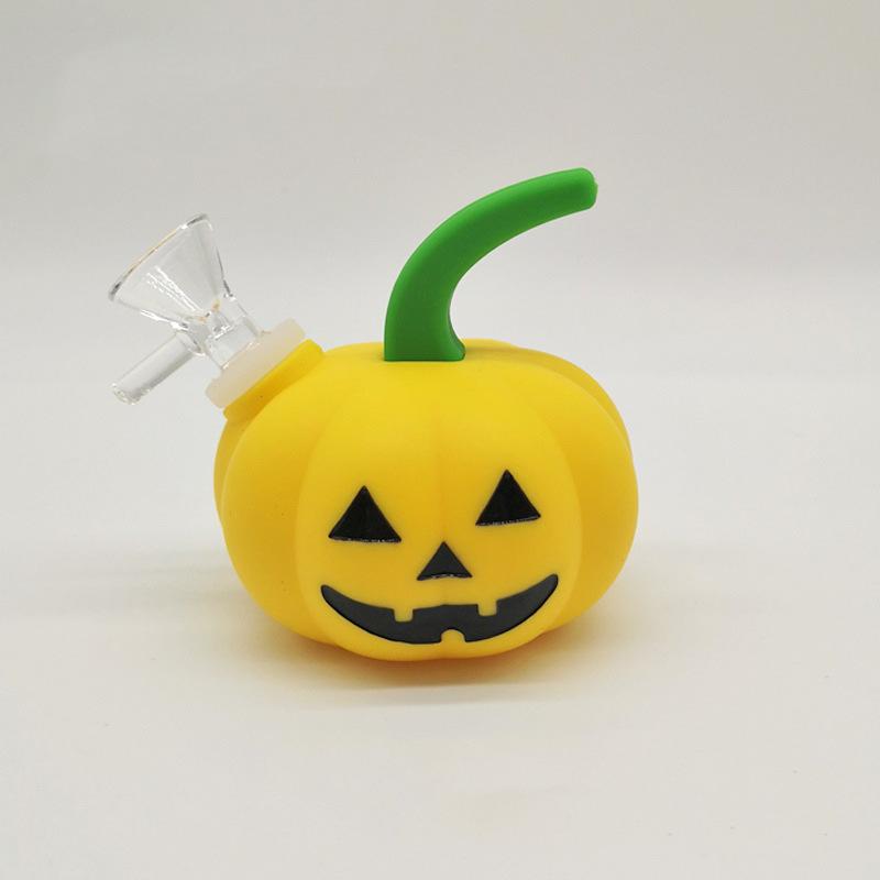Pumpkin Silicone Novelty Dab Rig - PuffingBird CA