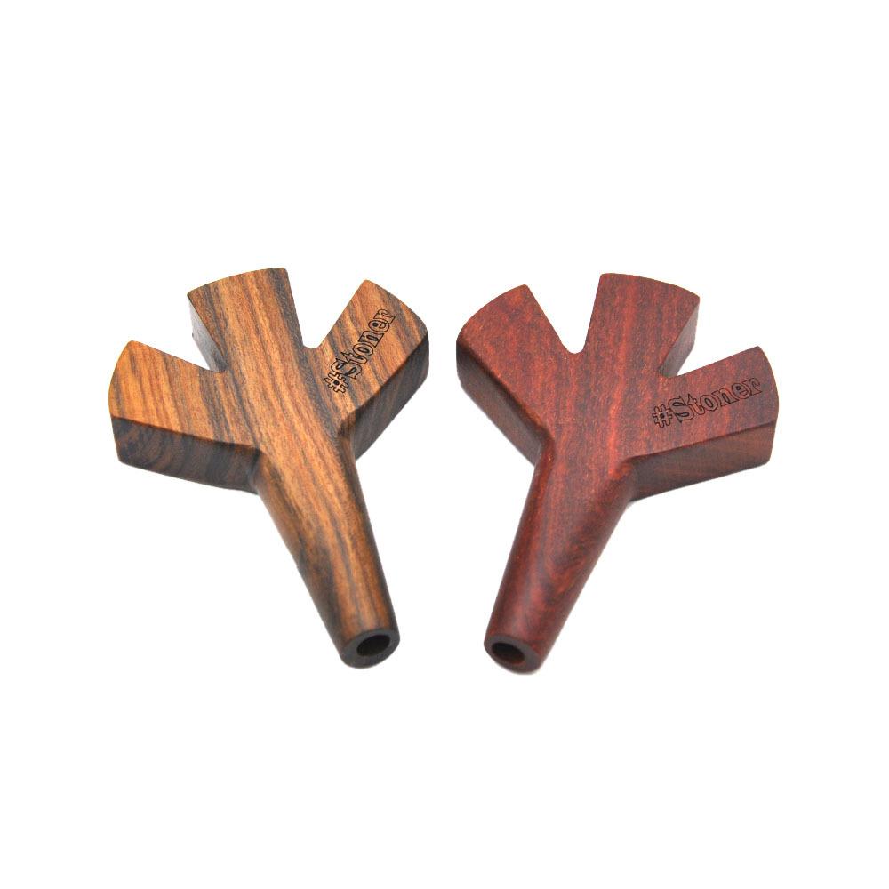 Triple Hole Joint Holder Wood Pipe - PuffingBird CA