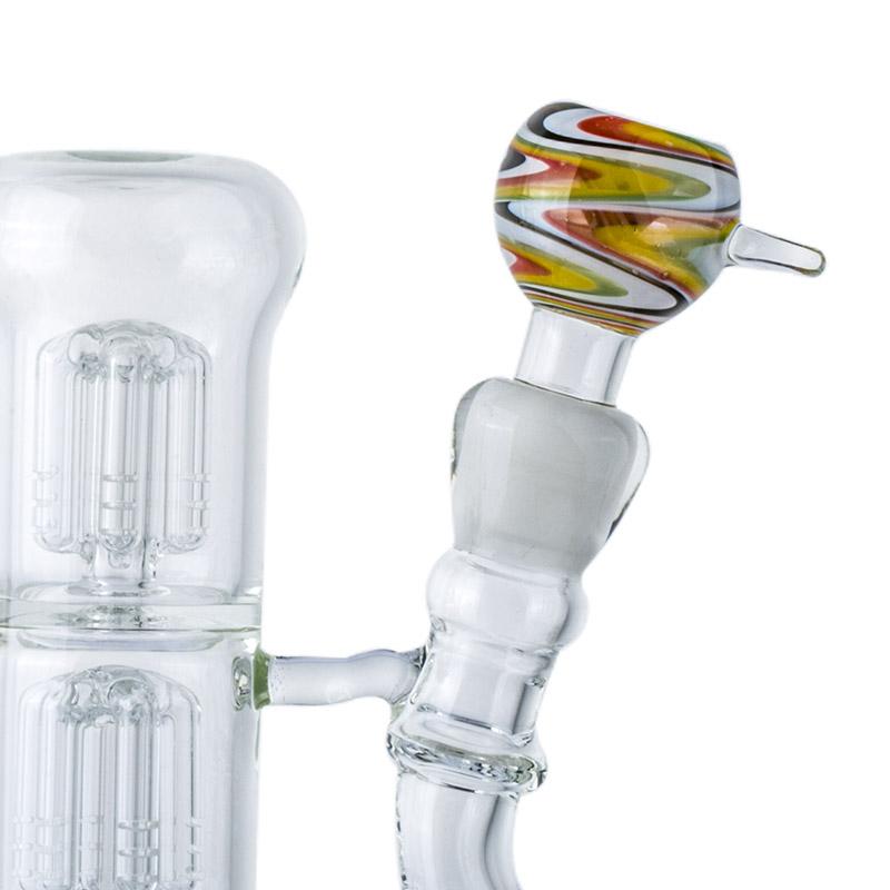 18mm Male Zig Zag Bong Bowl - PuffingBird CA
