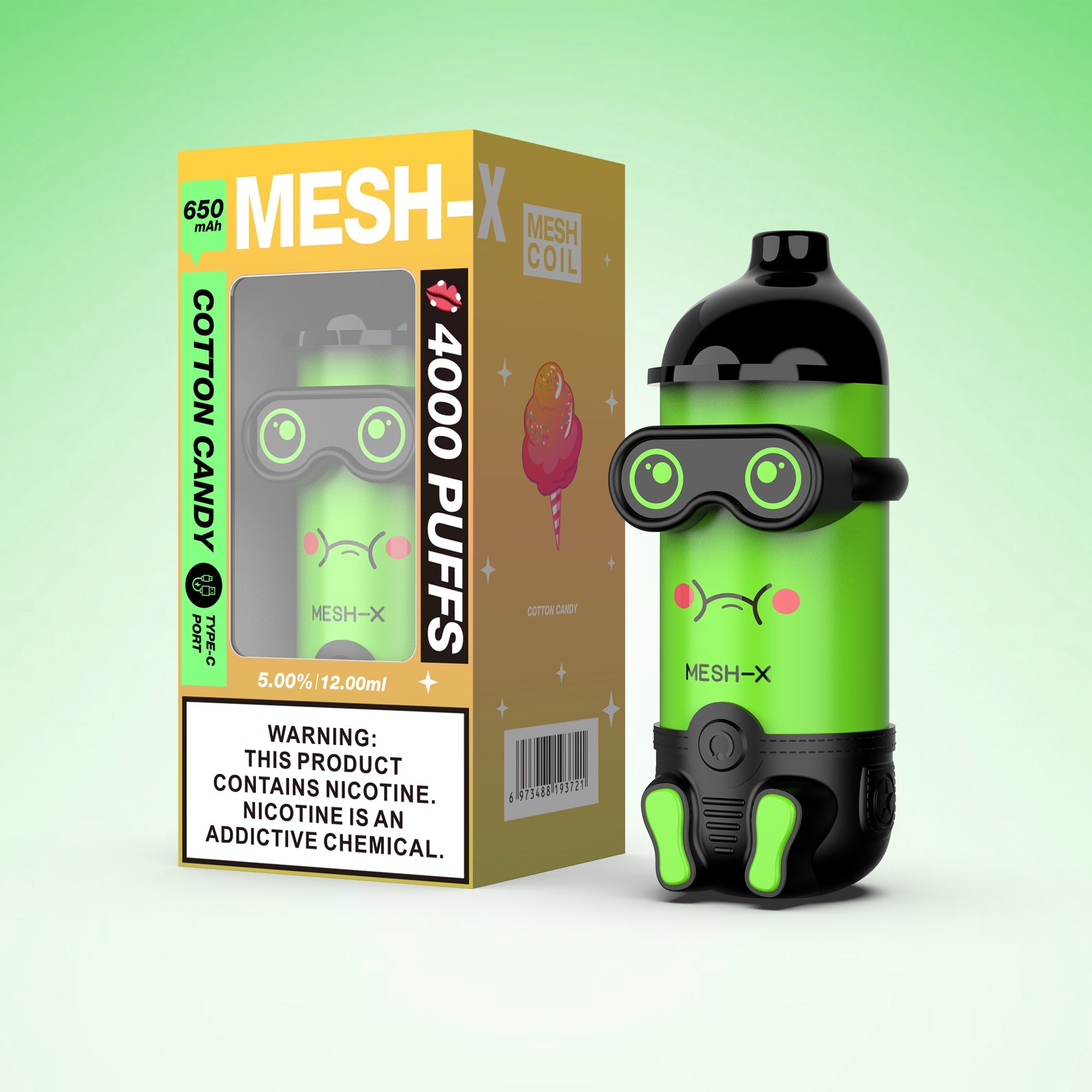 MESH-X Rechargeable Disposable Vapes - PuffingBird CA