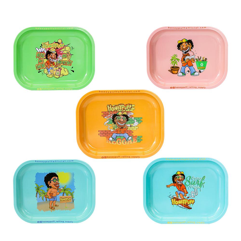 HoneyPuff Tinplate Rolling Tray - PuffingBird CA