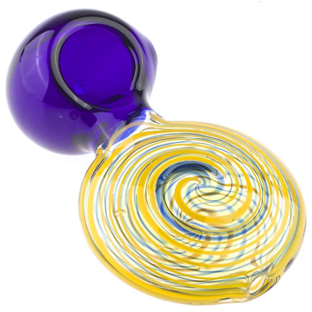 Swirl Patent Pendant Glass Spoon Pipe - PuffingBird CA