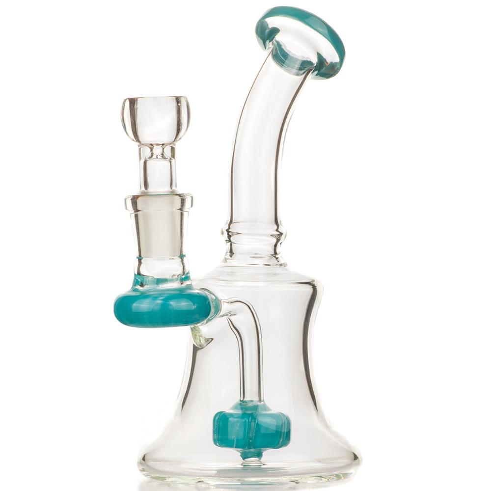 Showerhead Perc Dab Rig w/ Multiple Thermochromic Banger Set - PuffingBird CA