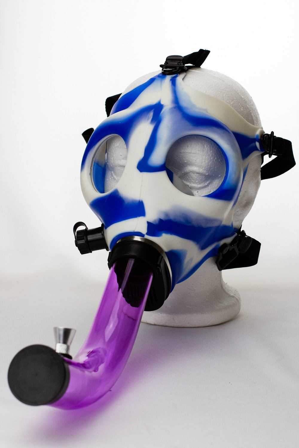 Silicone Gas Mask acrylic bong - PuffingBird CA