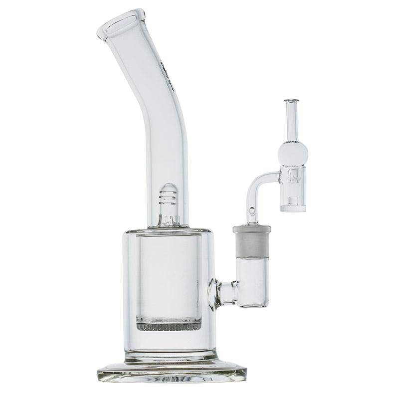 Extra Thick Honeycomb Glass Bong Set w/ Quartz Banger and Carb Cap - PuffingBird CA